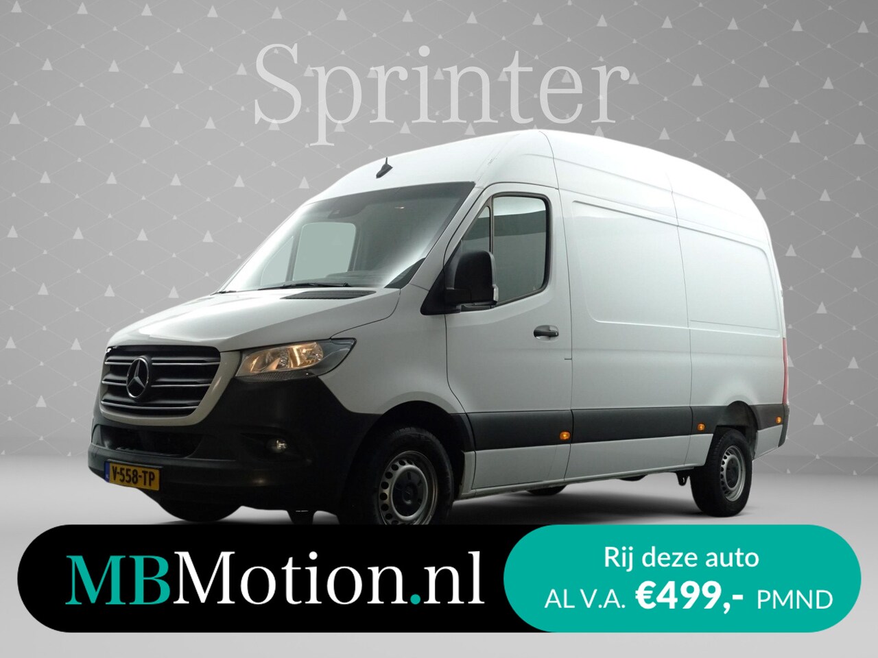 Mercedes-Benz Sprinter - 319 3.0 V6 CDI 191pk L2 H2 Aut- EURO 6 I Comfortstoelen I Navi I Camera I Rijassistentiepa - AutoWereld.nl