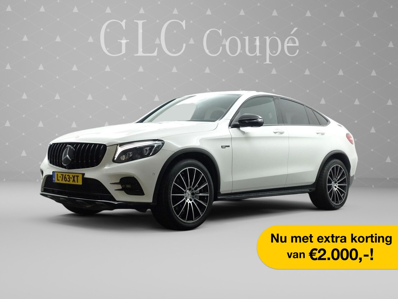 Mercedes-Benz GLC-klasse Coupé - 43 AMG 4MATIC Schuifdak I Head Up I Memory Seats I 360 Camera I Burmester I Adap Cruise - AutoWereld.nl