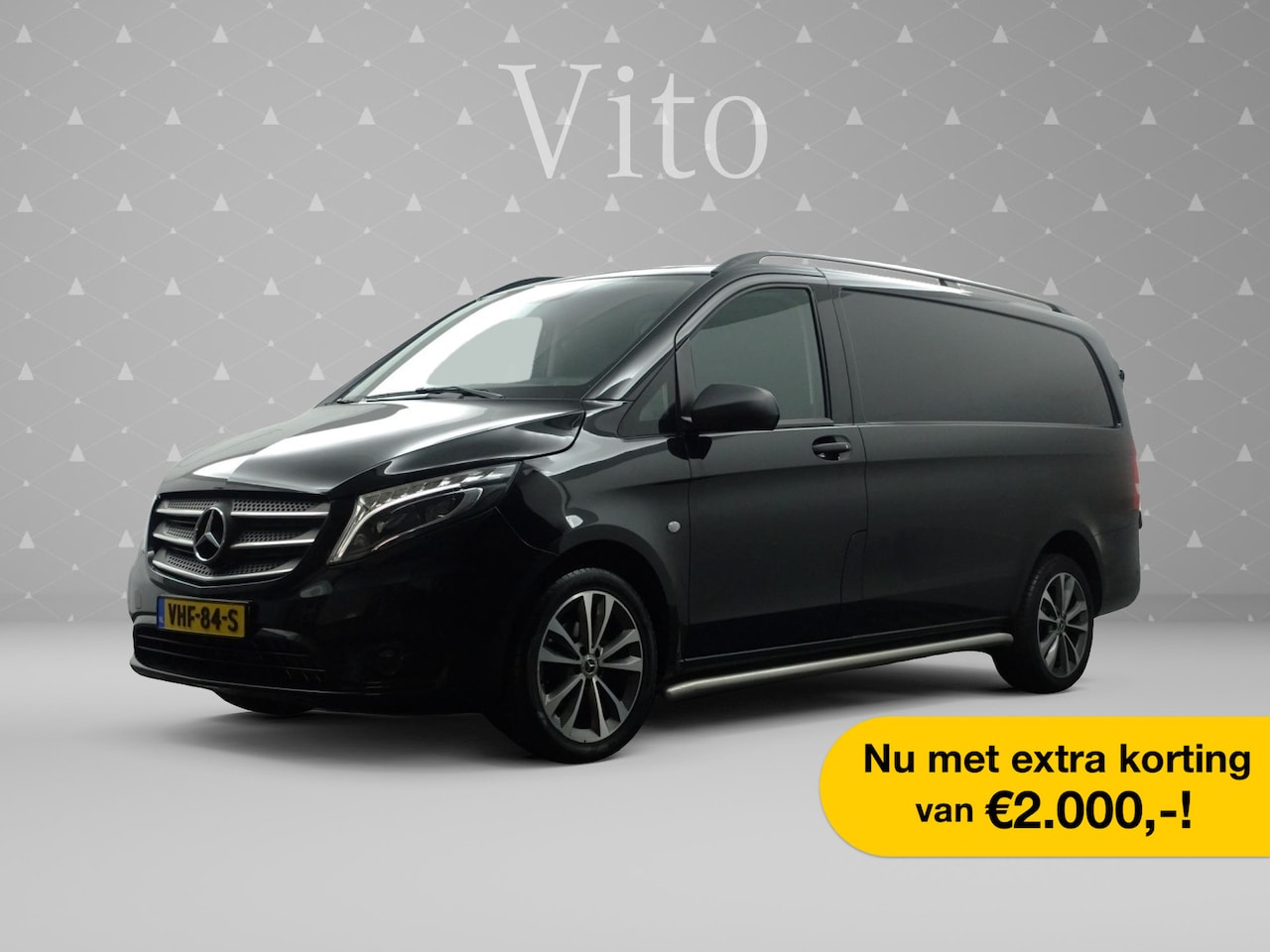 Mercedes-Benz Vito - 116 CDI Lang AMG line Automaat -3 persoons I Facelift model I Xenon I Sidebars I LMV - AutoWereld.nl