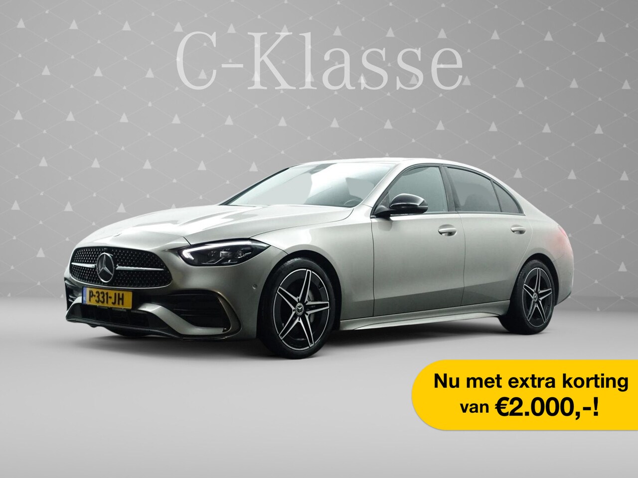 Mercedes-Benz C-klasse - 180 AMG Line Aut- Sfeerverlichting I Xenon Led I Camera IPark Assist I Carbon I Keyless - AutoWereld.nl