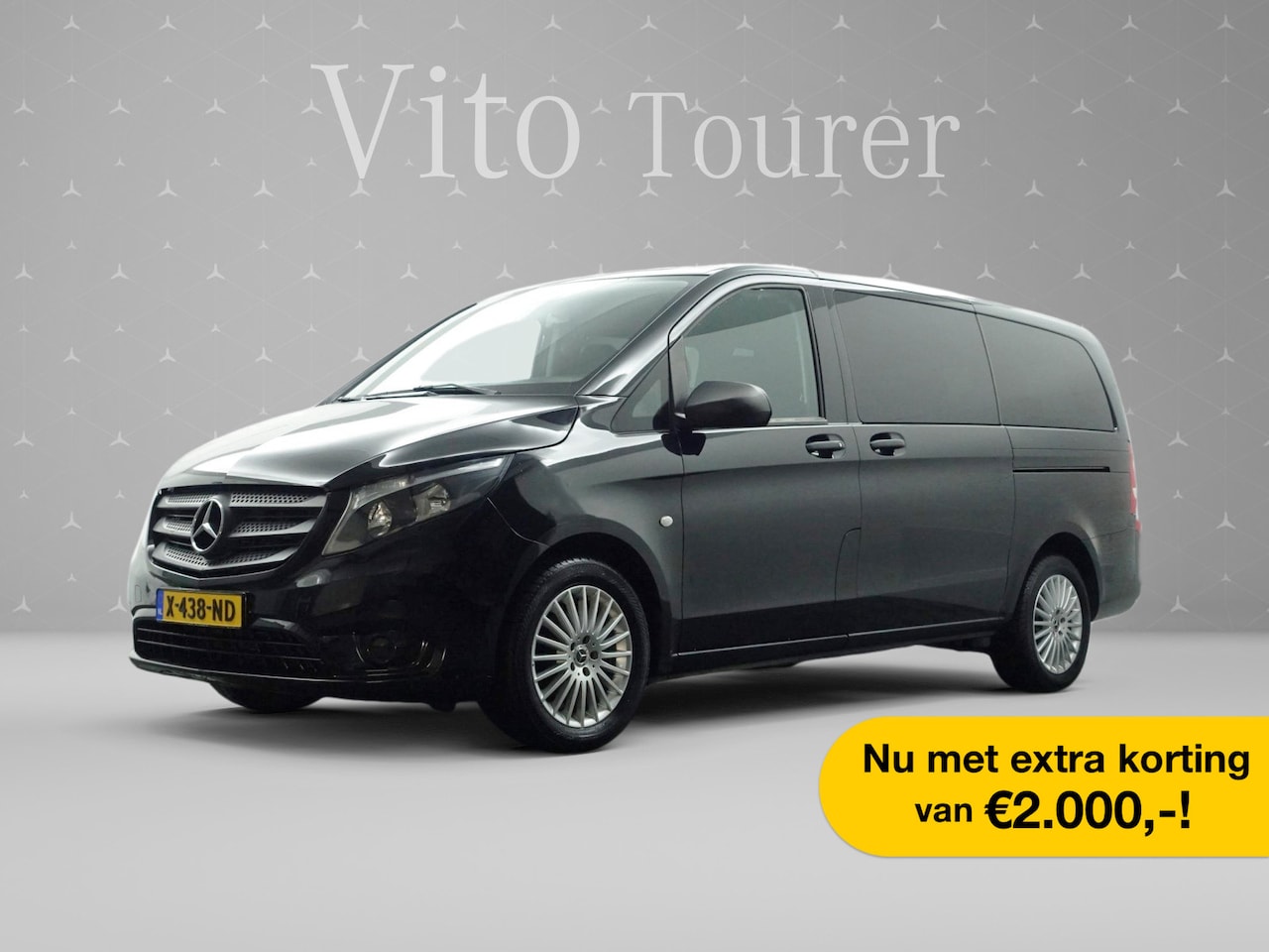 Mercedes-Benz Vito Tourer - 114 BlueTEC Pro Lang Avantgarde Aut- 9 Persoons I 2x Schuifdeur I Park Assist I Cruise I C - AutoWereld.nl