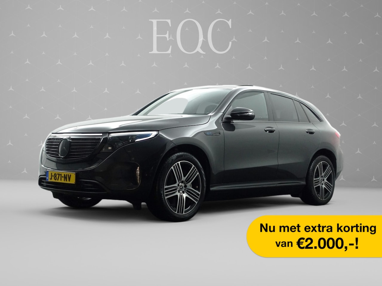 Mercedes-Benz EQC - 400 4MATIC AMG Night Edition 80 kWh Aut- Schuifdak I Sfeerverlichting I Standkachel I Park - AutoWereld.nl