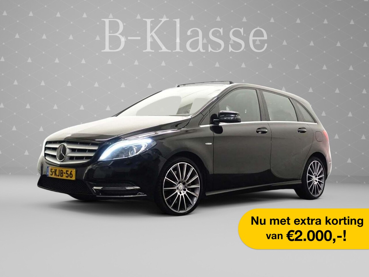 Mercedes-Benz B-klasse - 180 CDI AMG Prestige Aut- Panodak I Xenon Led I Park Assist I Navi I  Cruise I Clima - AutoWereld.nl