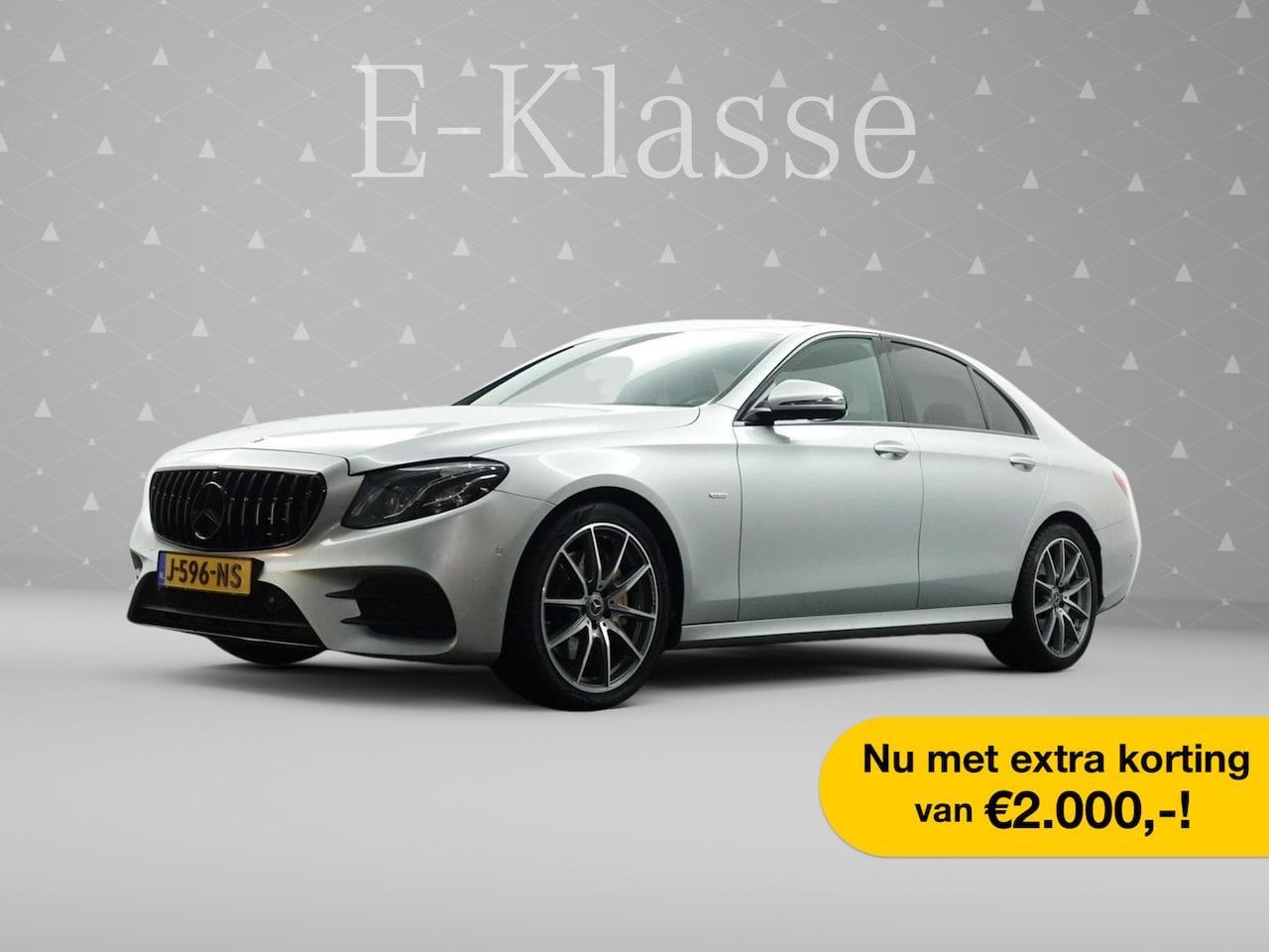 Mercedes-Benz E-klasse - 200 AMG Night Edition Plus Aut- 360 Camera I Memory I Sfeerverlichting I BurmesterI CarPla - AutoWereld.nl