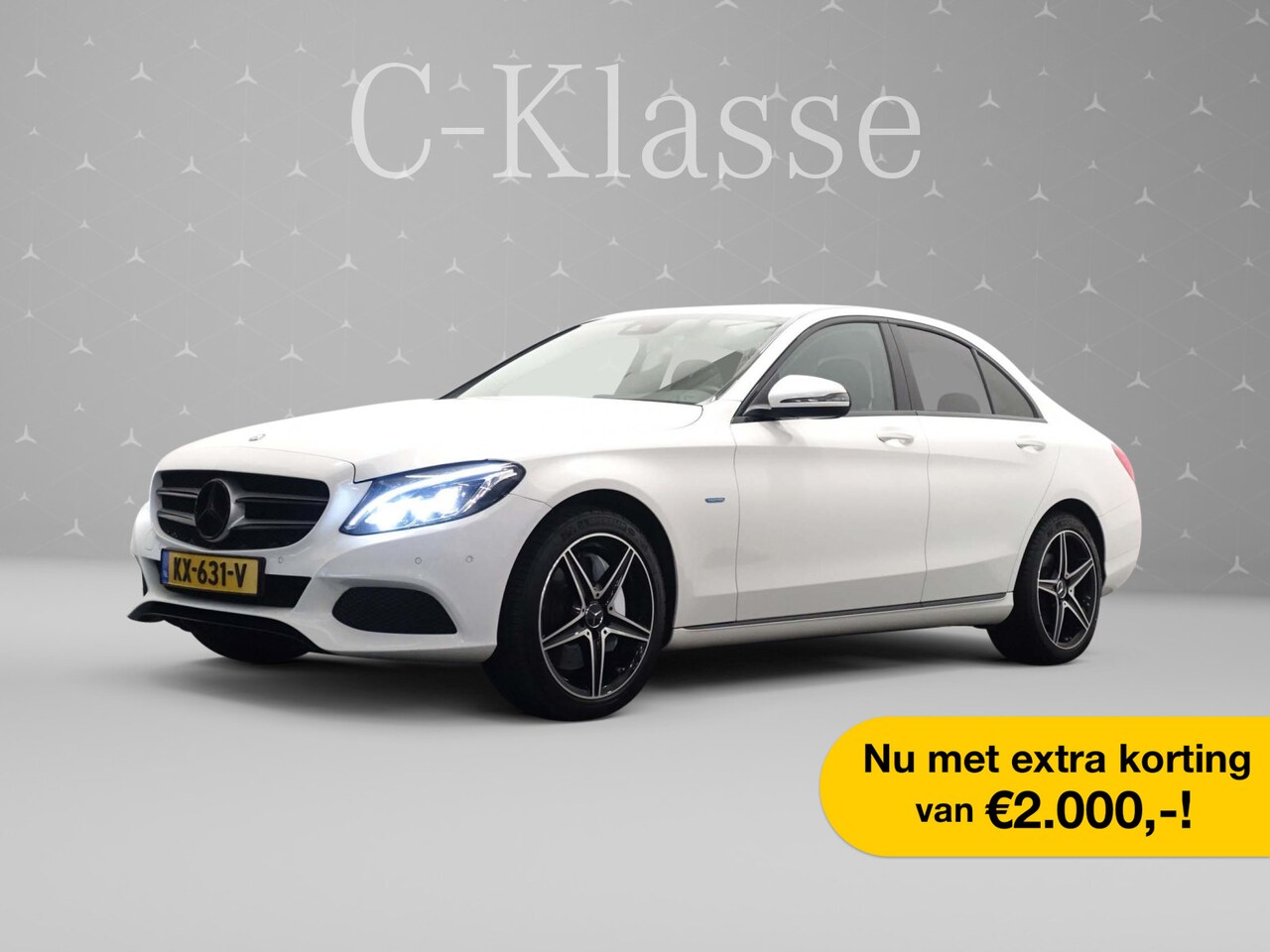 Mercedes-Benz C-klasse - 350e Plug in Hybrid Prestige AMG Edition Aut- Burmester I Nav I Xenon Led I LMV - AutoWereld.nl