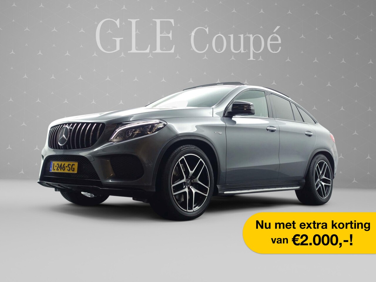 Mercedes-Benz GLE-Klasse Coupé - 43 AMG 4MATIC Massage Stoelen I Panodak I Carbon Pakket I 360 Camera IGeventileerde Stoele - AutoWereld.nl