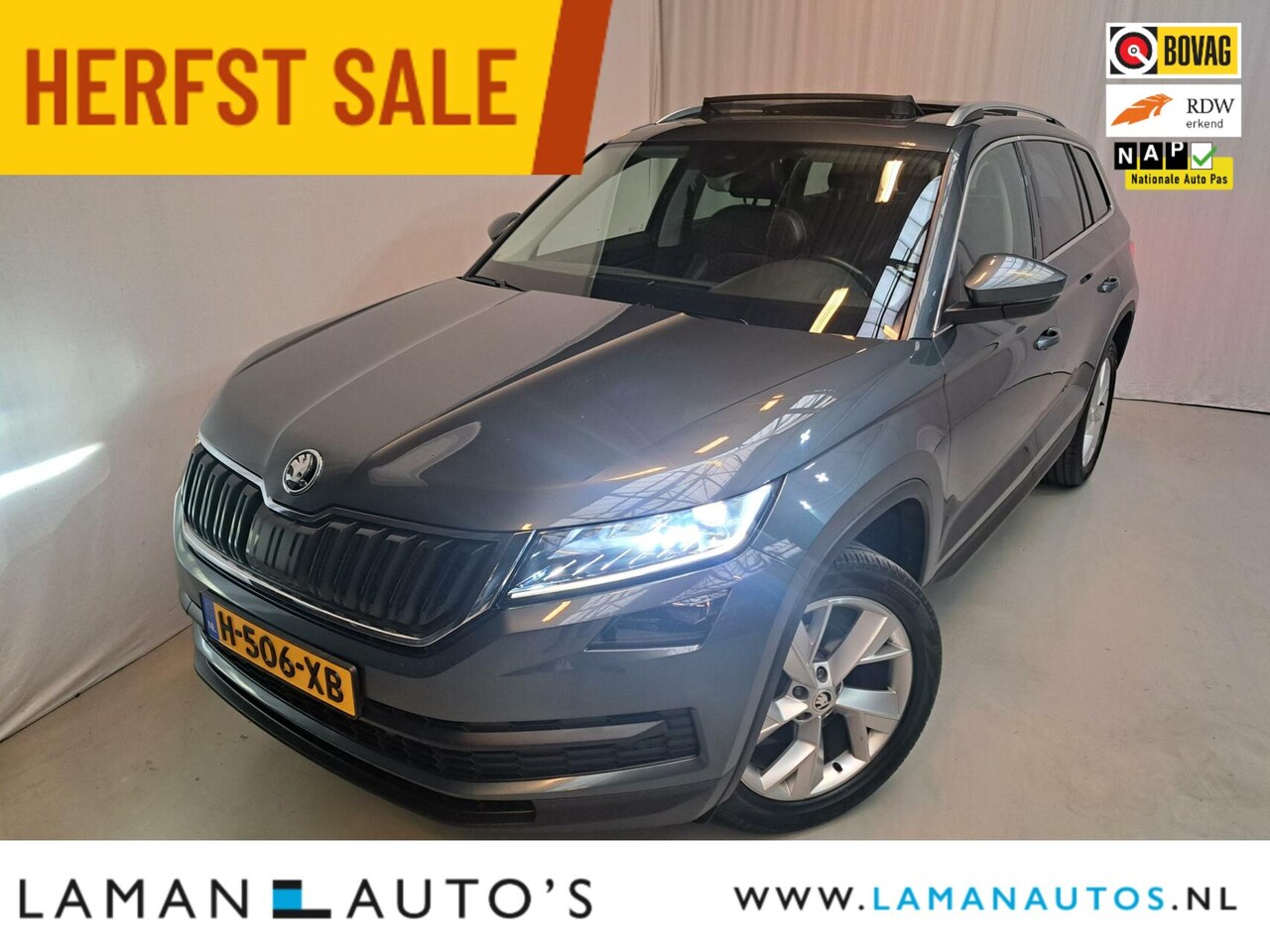 Skoda Kodiaq - 1.5 TSI 150pk DSG Business Edition Aut. | Open dak Virtual Halfleder CarPlay Canton ECC Na - AutoWereld.nl