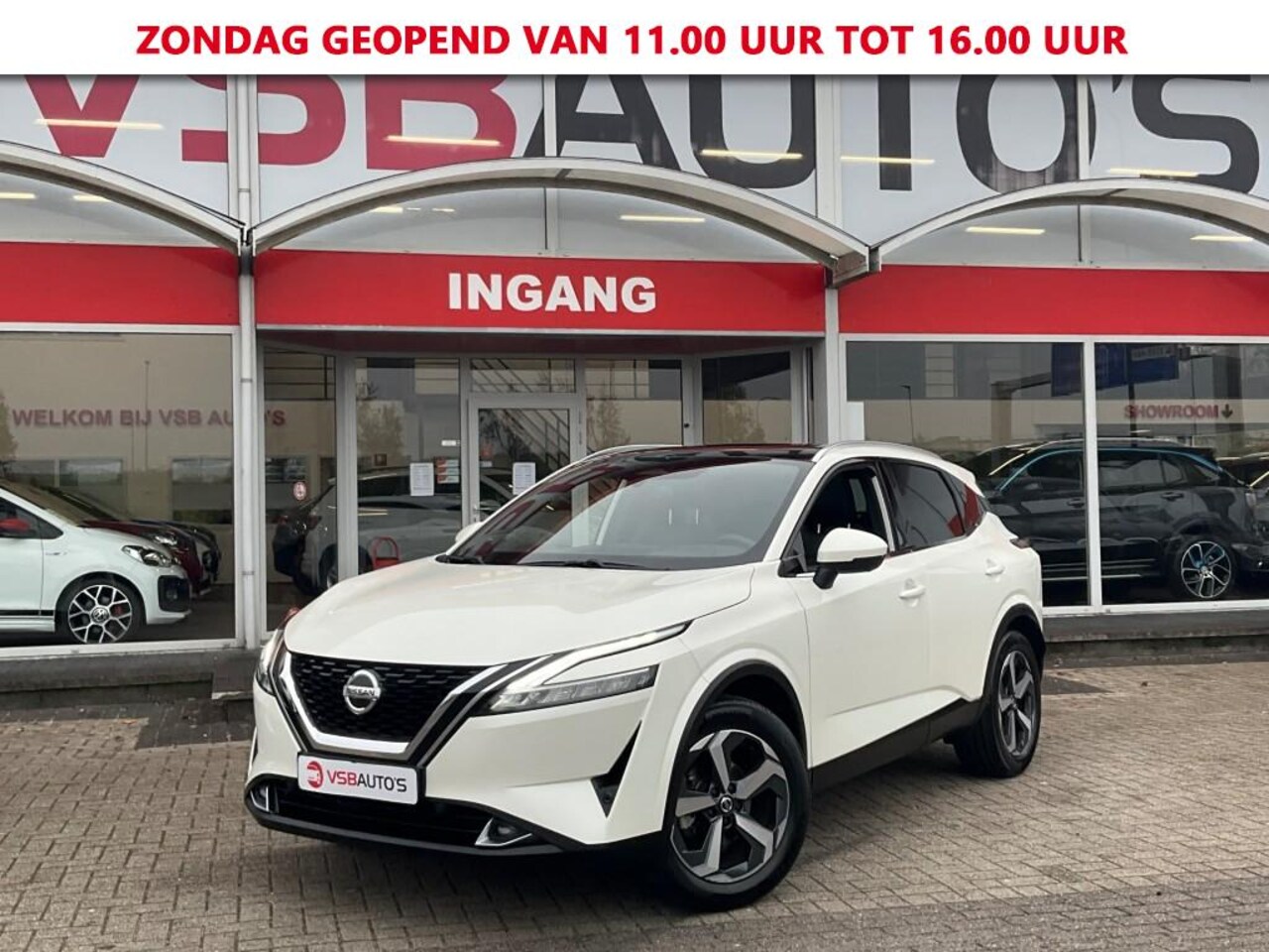 Nissan Qashqai - 1.3 DIG-T AUT. 158PK MHEV TEKNA+ LEER NAVI PANO-DAK AIRCO LMV PD - AutoWereld.nl