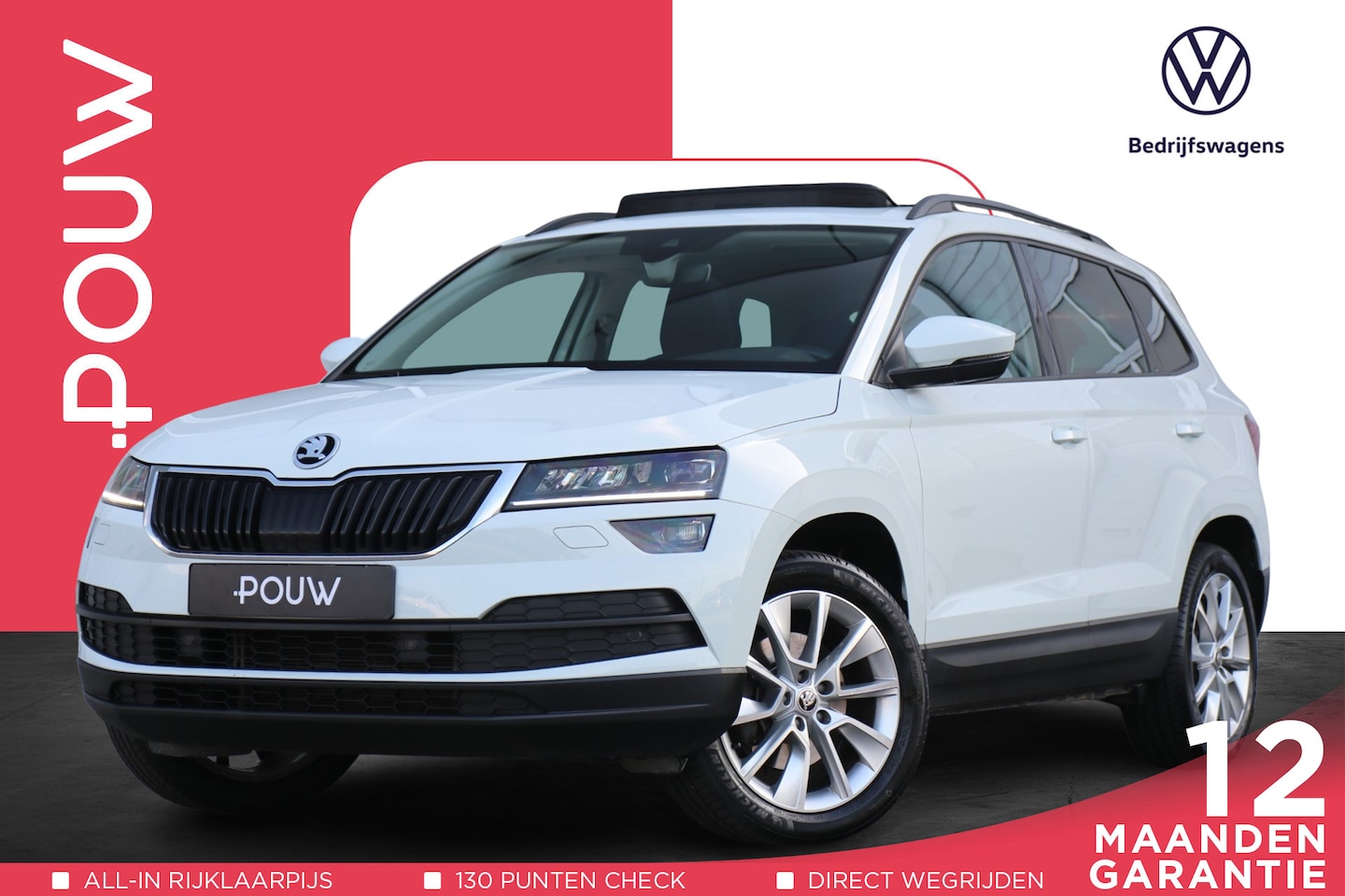 Skoda Karoq - 1.5 TSI 150pk DSG ACT Ambition | Panoramadak | Trekhaak | Verwarmbare Vooruit | LED Verlic - AutoWereld.nl