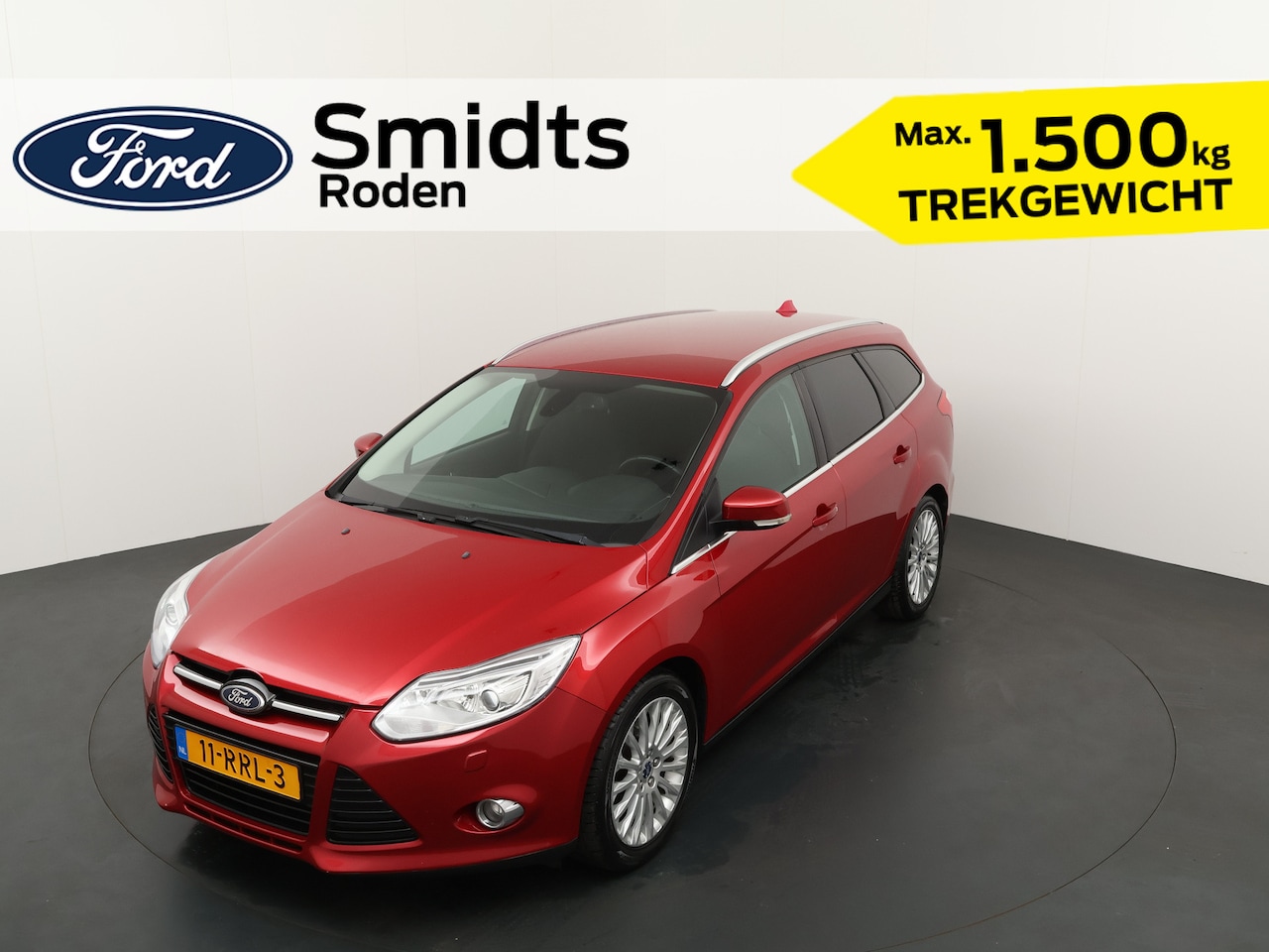 Ford Focus Wagon - 1.6 EcoBoost 150 pk Titanium | Trekhaak | Xenon | 17" | Voorruitverw. | nw. distr. riem | - AutoWereld.nl