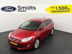 Ford Focus Wagon - 1.6 EcoBoost 150 pk Titanium | Trekhaak | Xenon | 17" | Voorruitverw. | nw. distr. riem |