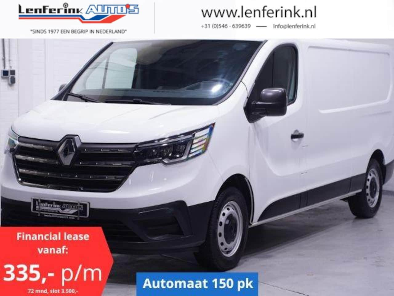 Renault Trafic - 2.0 Blue dCi 150 pk Automaat L2H1 Camera, Trekhaak LED Koplampen, Keyless Entry, Laadruimt - AutoWereld.nl