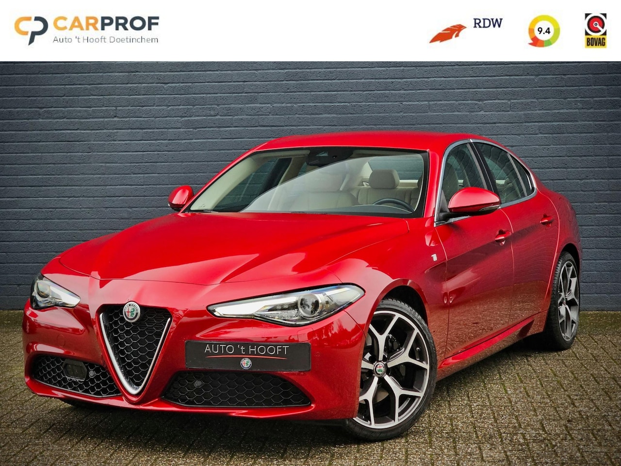 Alfa Romeo Giulia - 2.0T 6C Villa d'Este / VERWACHT / ROSSO ETNA / - AutoWereld.nl