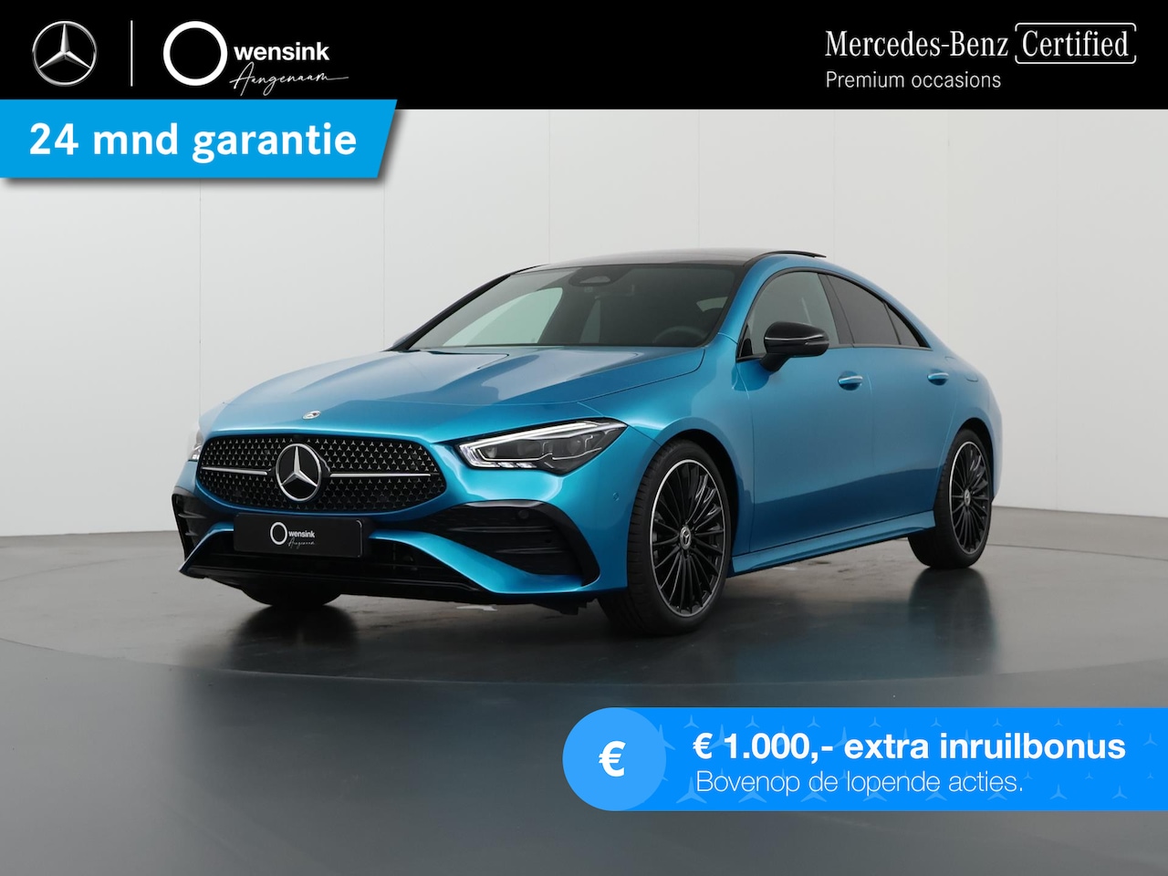 Mercedes-Benz CLA-Klasse - 180 AMG Line | Night pakket | Panoramadak | MULTIBEAM LED verlichting | 19 inch multispaak - AutoWereld.nl