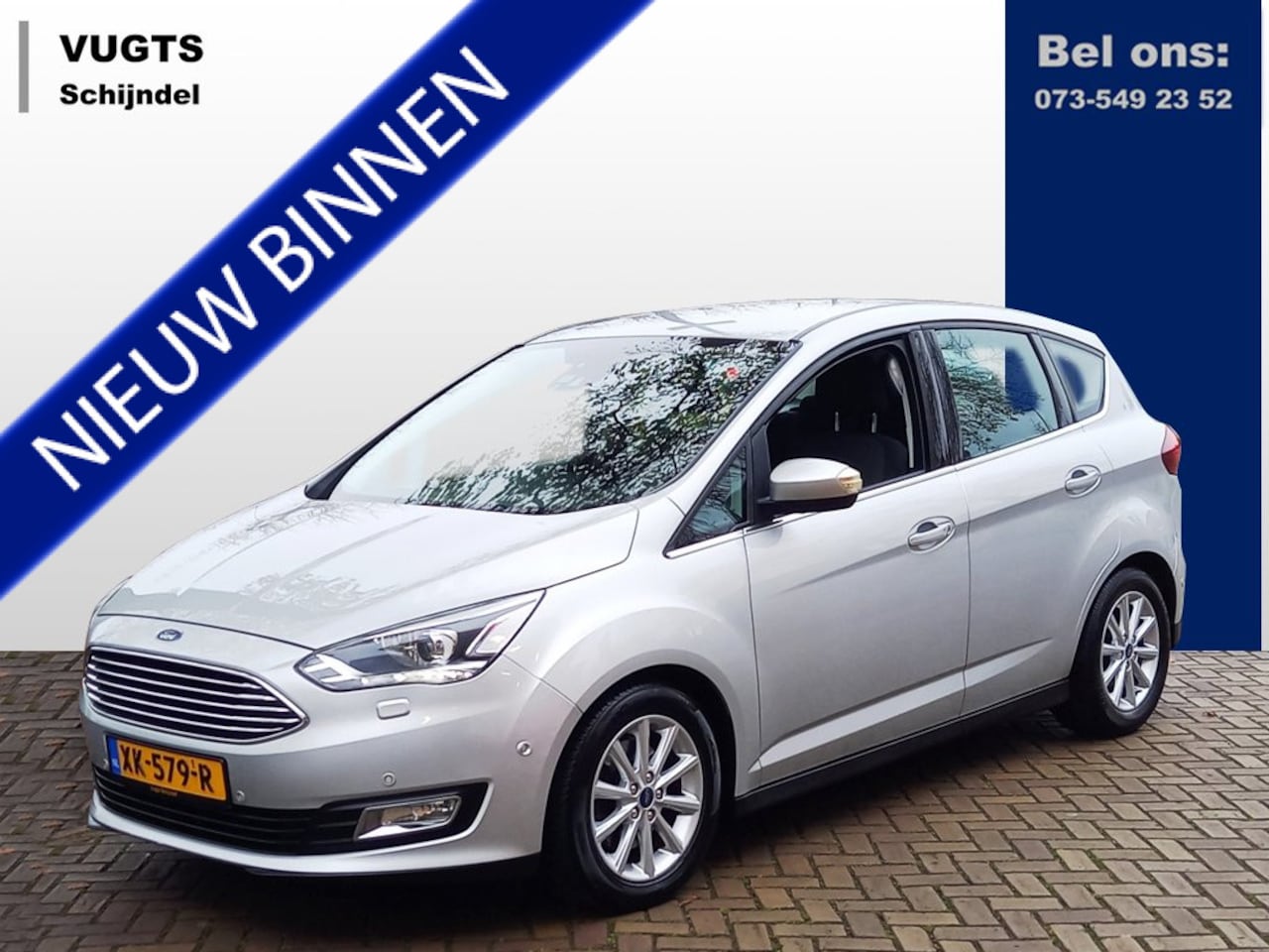 Ford C-Max - 1.5 EcoBoost 150-pk Automaat Titanium 1500 kg geremd aanhangwagen gewicht - AutoWereld.nl