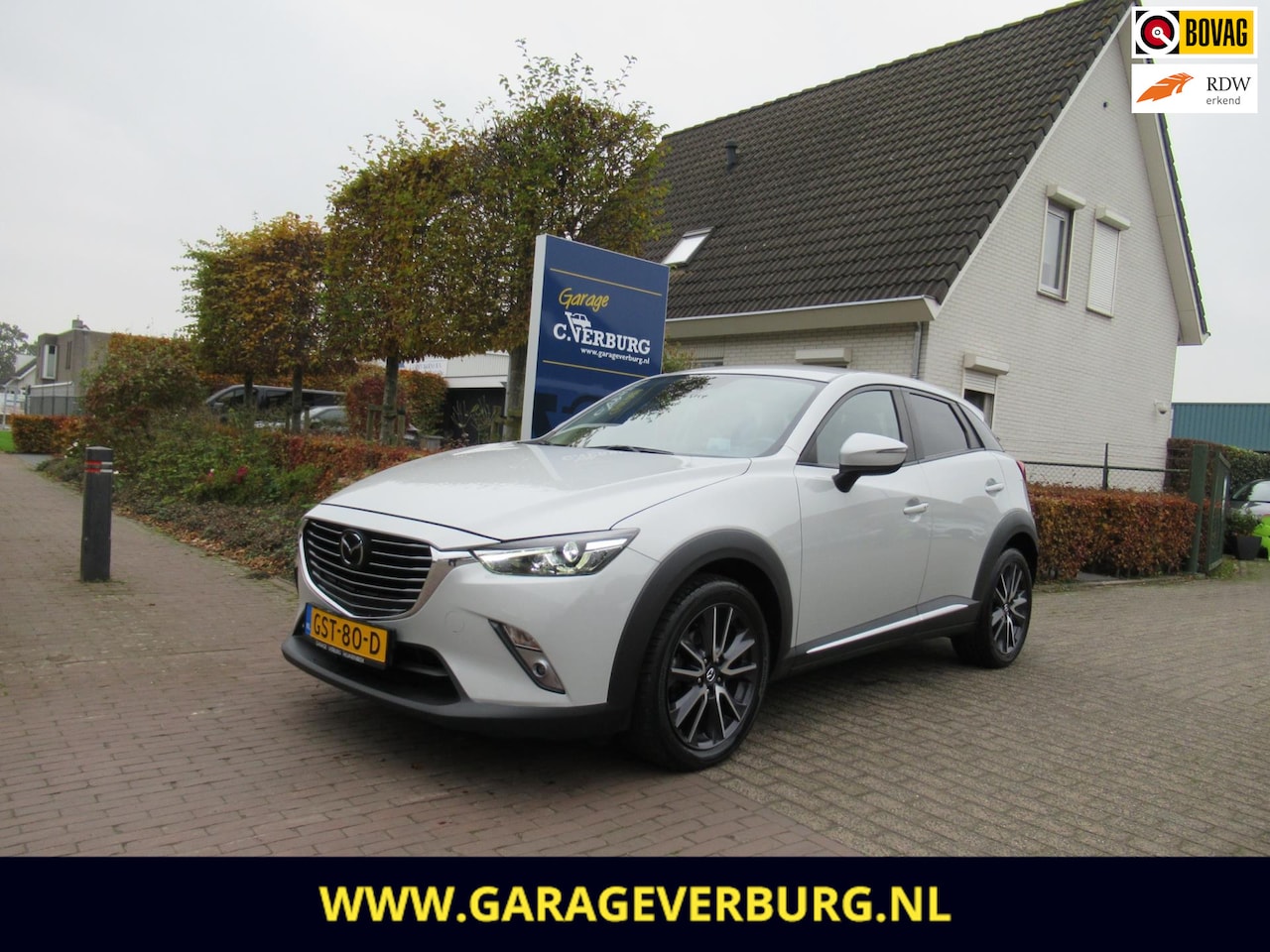 Mazda CX-3 - 2.0 SkyActiv-G 150 GT-M AWD (AdaptiveCruise,Camera,Navi,PDC,BOSE,Headupdisplay,Stoel/stuur - AutoWereld.nl