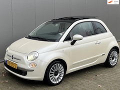 Fiat 500 - 0.9 TwinAir Lounge incl panorama-schuifdak, lederen bekleding, climate control