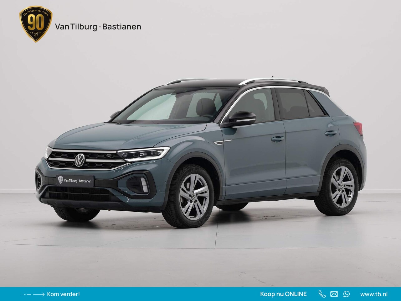 Volkswagen T-Roc - 1.0 TSI 110pk R-Line Navigatie Camera Stoelverwarming Massage - AutoWereld.nl