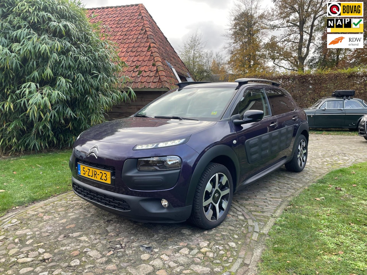 Citroën C4 Cactus - 1.2 VTi Shine-Navi-LMV-Trekhaak-PDC-Camera-17"LMV-1 eigenaar- - AutoWereld.nl