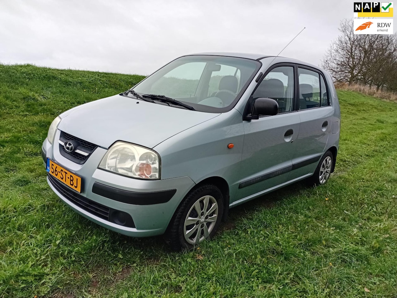 Hyundai Atos - 1.1i Active World Cup edition ijskoude airco 136.576 km NAP El. Ramen USB Aux - AutoWereld.nl