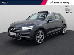 Audi Q5 - 55 TFSIe 270kW/367PK S Line · Panoramadak · Parkeersensoren + Rondom zichtcamera · Drive s