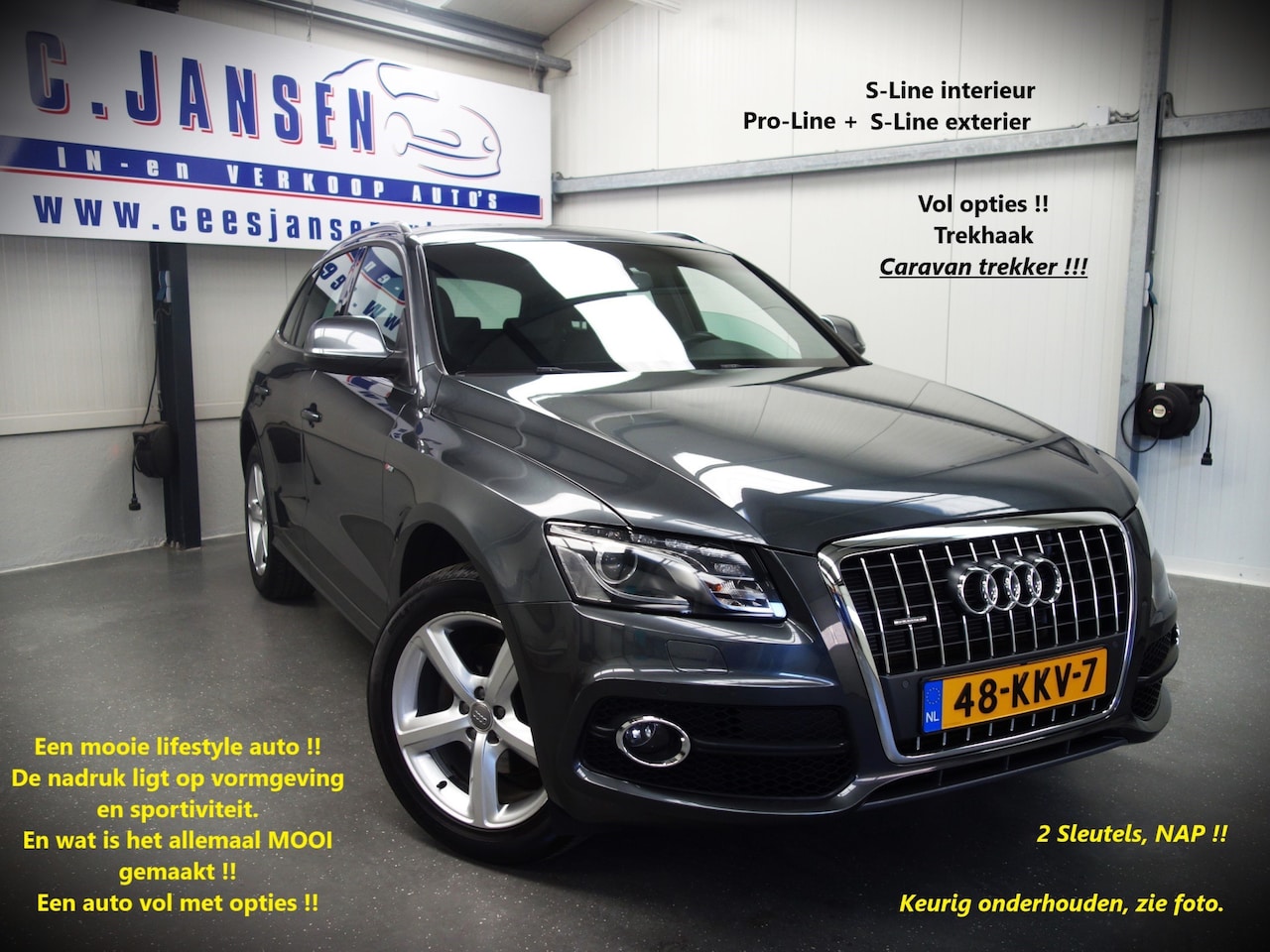 Audi Q5 - 2.0 TFSI quattro Pro Line 2X S-Line pakket SUPER MOOIE AUTO !! - AutoWereld.nl