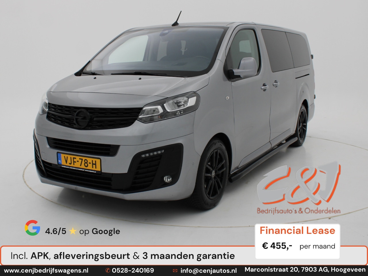 Opel Vivaro - 2.0 CDTI L3H1 Dubbele Cabine Innovation automaat aircoa navi cruise lease 455,- p/md - AutoWereld.nl