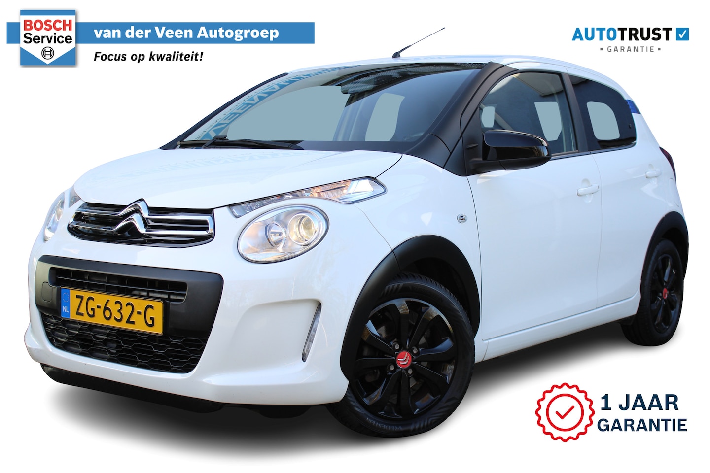 Citroën C1 - 1.0 VTi Urban Ride | Incl. 1 jaar Garantie | Achteruitrijcamera | Airco | Speed limiter | - AutoWereld.nl