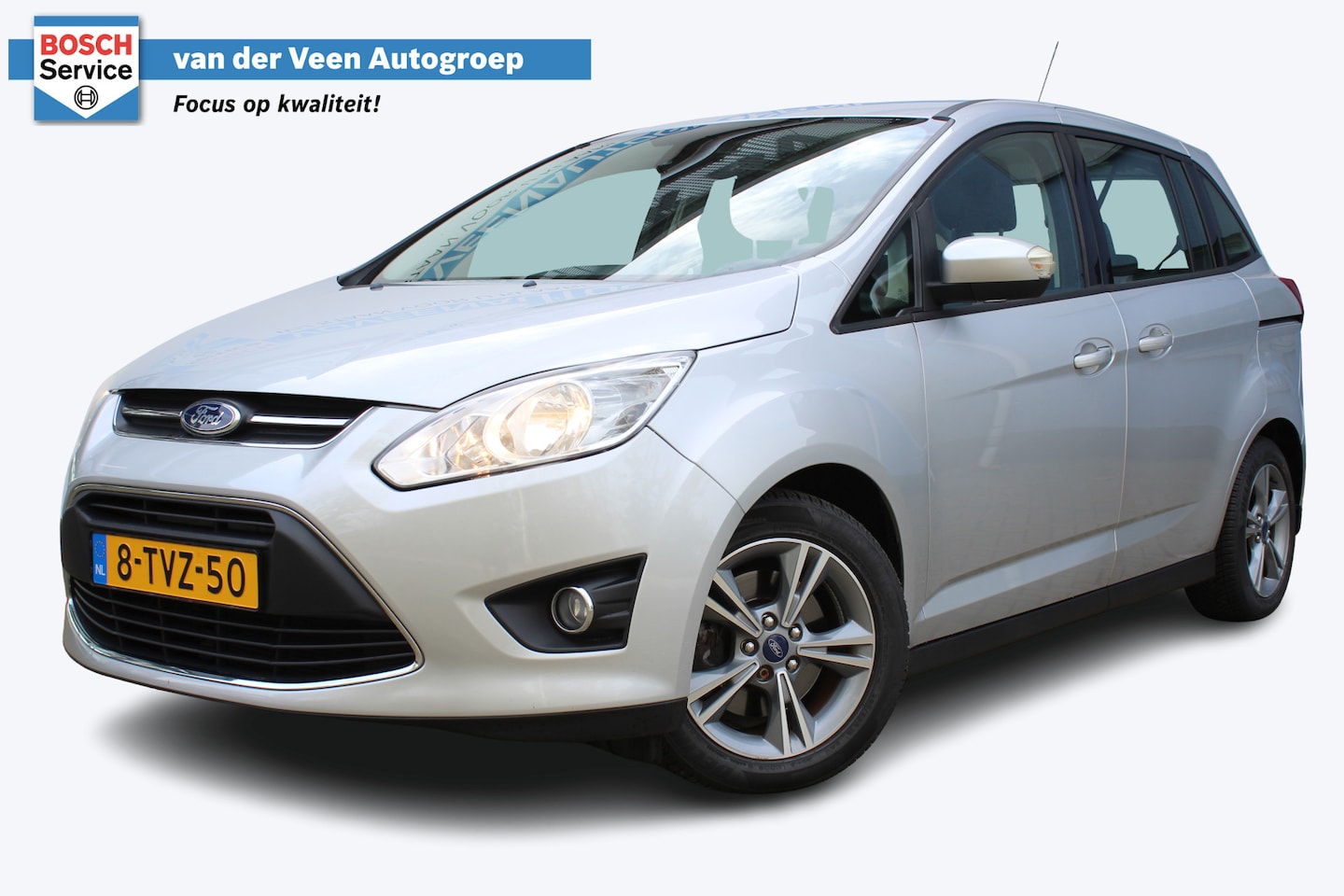 Ford Grand C-Max - 1.0 Edition | Navigatie | Airco | Cruise controle | Parkeersensoren achter | Trekhaak | 16 - AutoWereld.nl