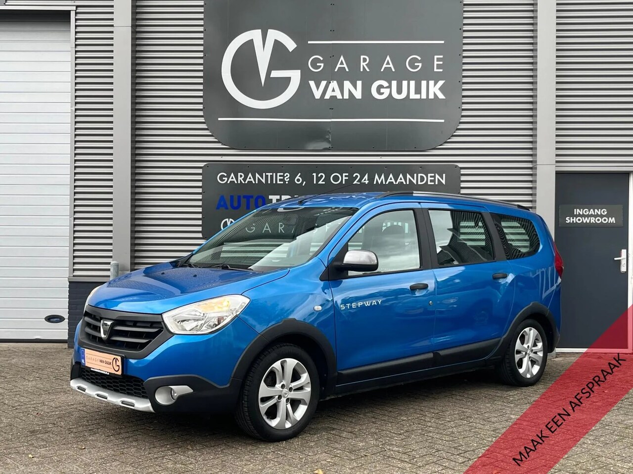 Dacia Lodgy - 1.2 TCe 116PK Stepway 7p. Airco,Navi,Cruise,Trekhaak,Usb,Pdc,Isofix,Elektr.Ruiten,Dakrail, - AutoWereld.nl