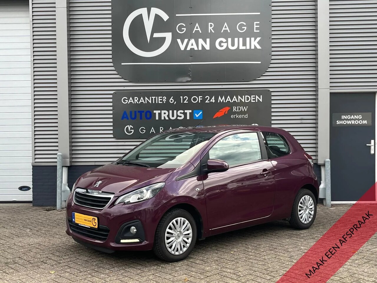 Peugeot 108 - 1.0 e-VTi 69PK Airco,Led,Isofix,Stuurb.,Bluetooth,Pdc,Isofix,Usb/Aux, - AutoWereld.nl