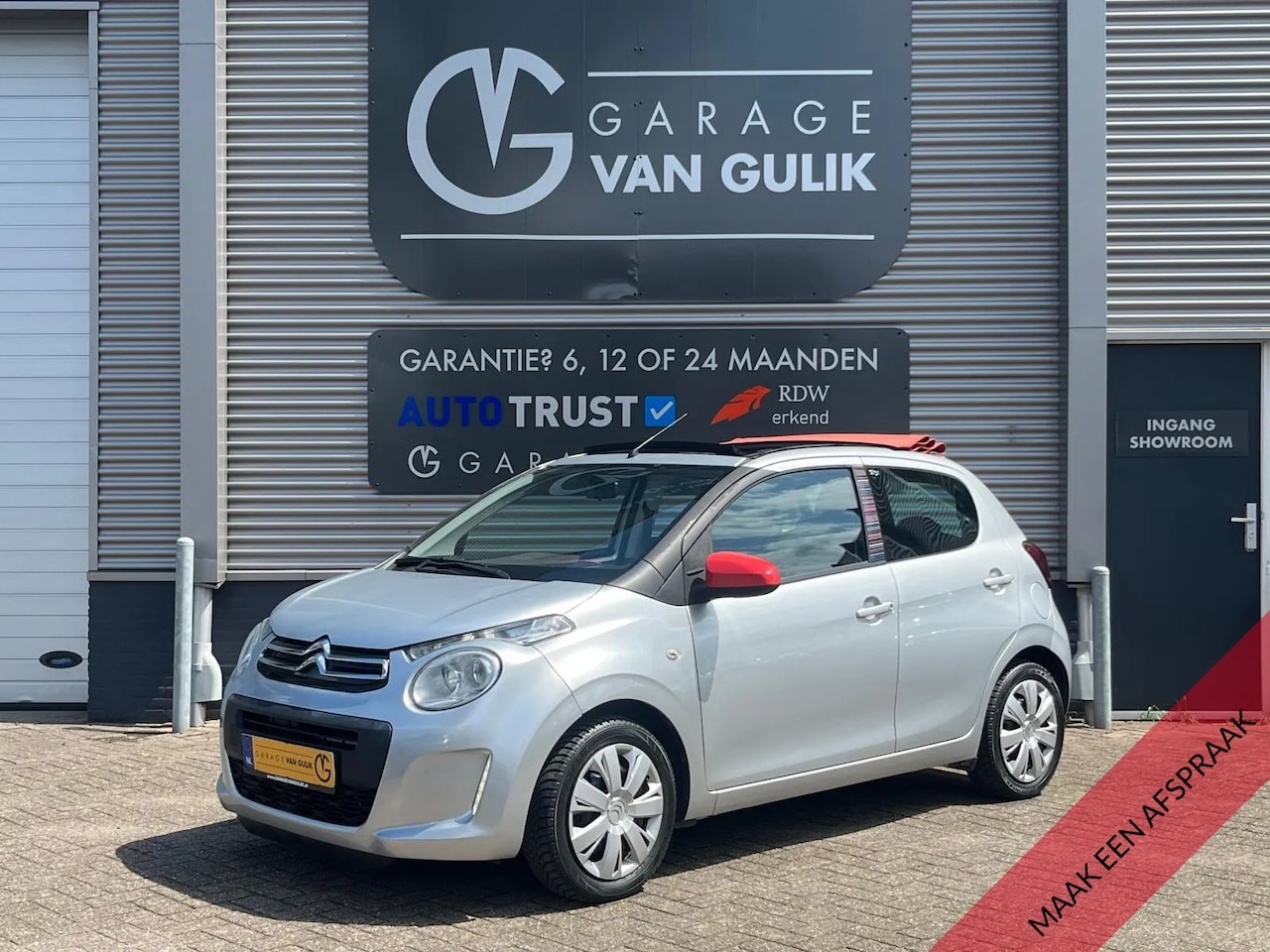 Citroën C1 - 1.0 e-VTi 69PK Airscape Airco,Cruise,Bluetooth,Isofix,Stuurb.,OpenDak,Led, - AutoWereld.nl