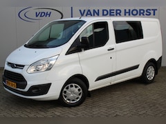 Ford Transit Custom - 290 2.0-130pk TDCI L1H1 Trend Dubb. Cab-6 pers. Dames en heren ondernemers, handzame Trans