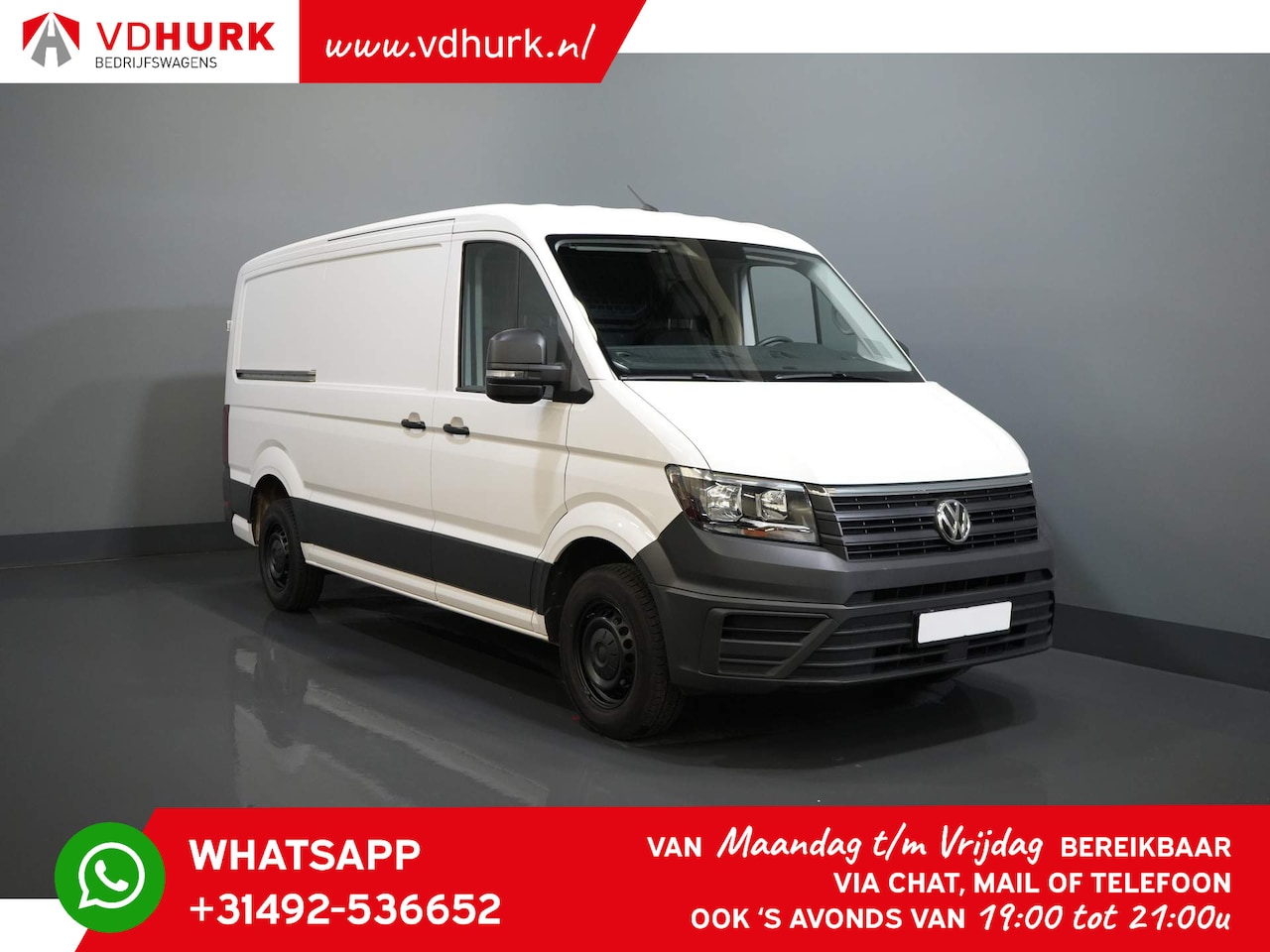 Volkswagen Crafter - 35 2.0 TDI L3H2 Airco/ Bluetooth/ Comfort stoel/ Betimmering - AutoWereld.nl