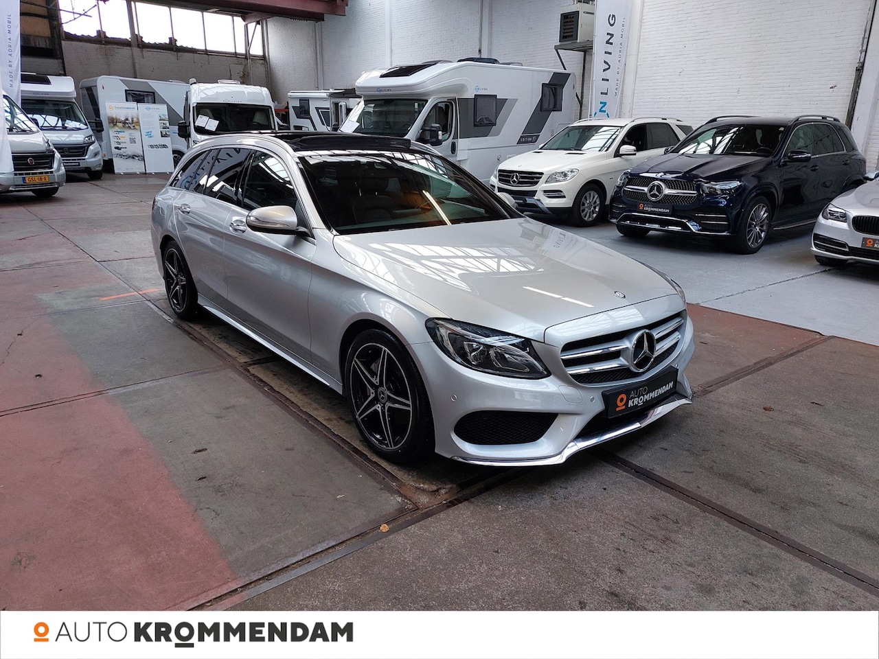 Mercedes-Benz C-klasse Estate - 200 Prestige AMG panodak, leer, trekhaak, LED, H.U.D., - AutoWereld.nl