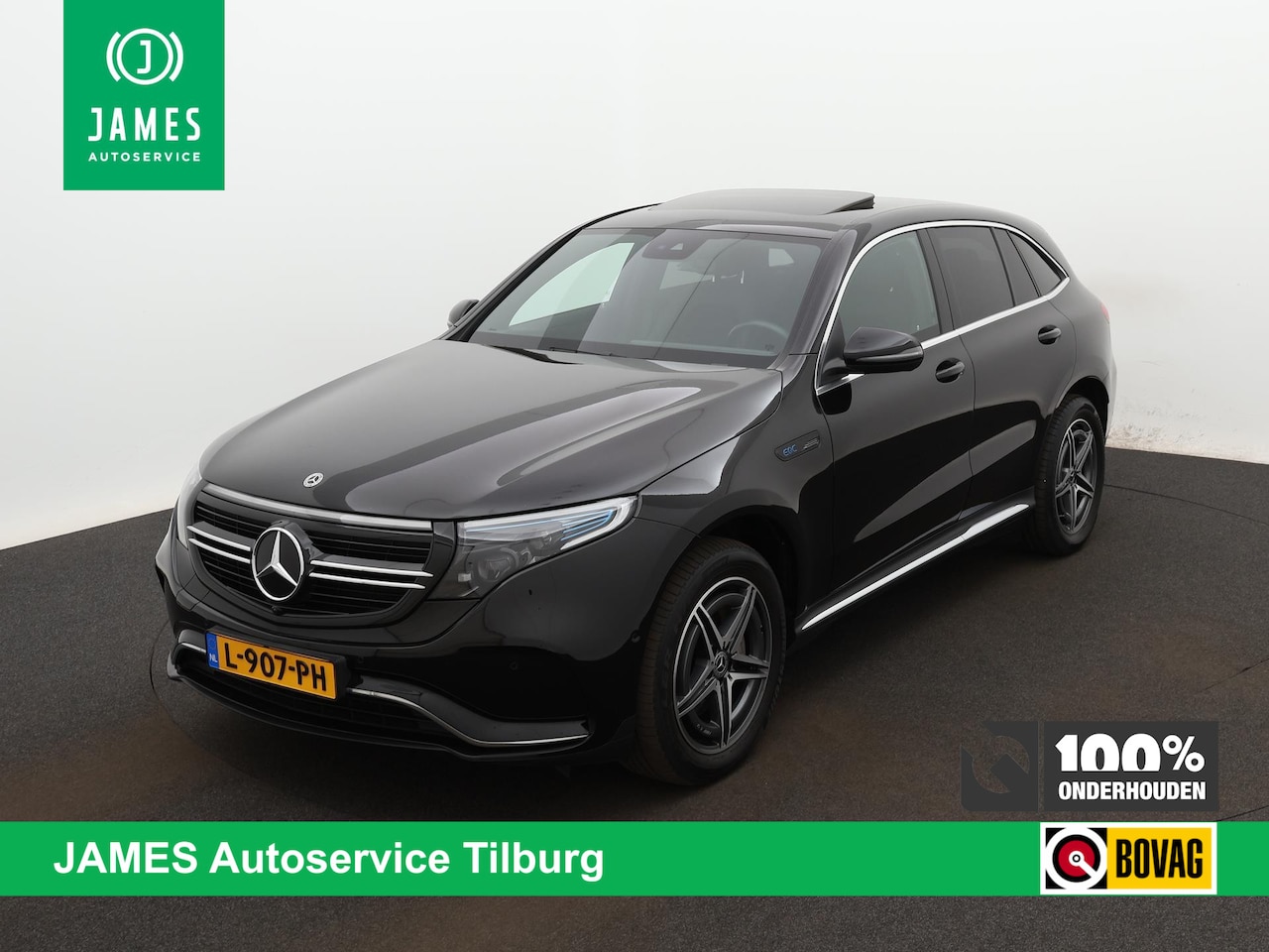 Mercedes-Benz EQC - 400 4MATIC AMG Premium 80 kWh 8% Bijtelling TREKHAAK 1.800KG - AutoWereld.nl