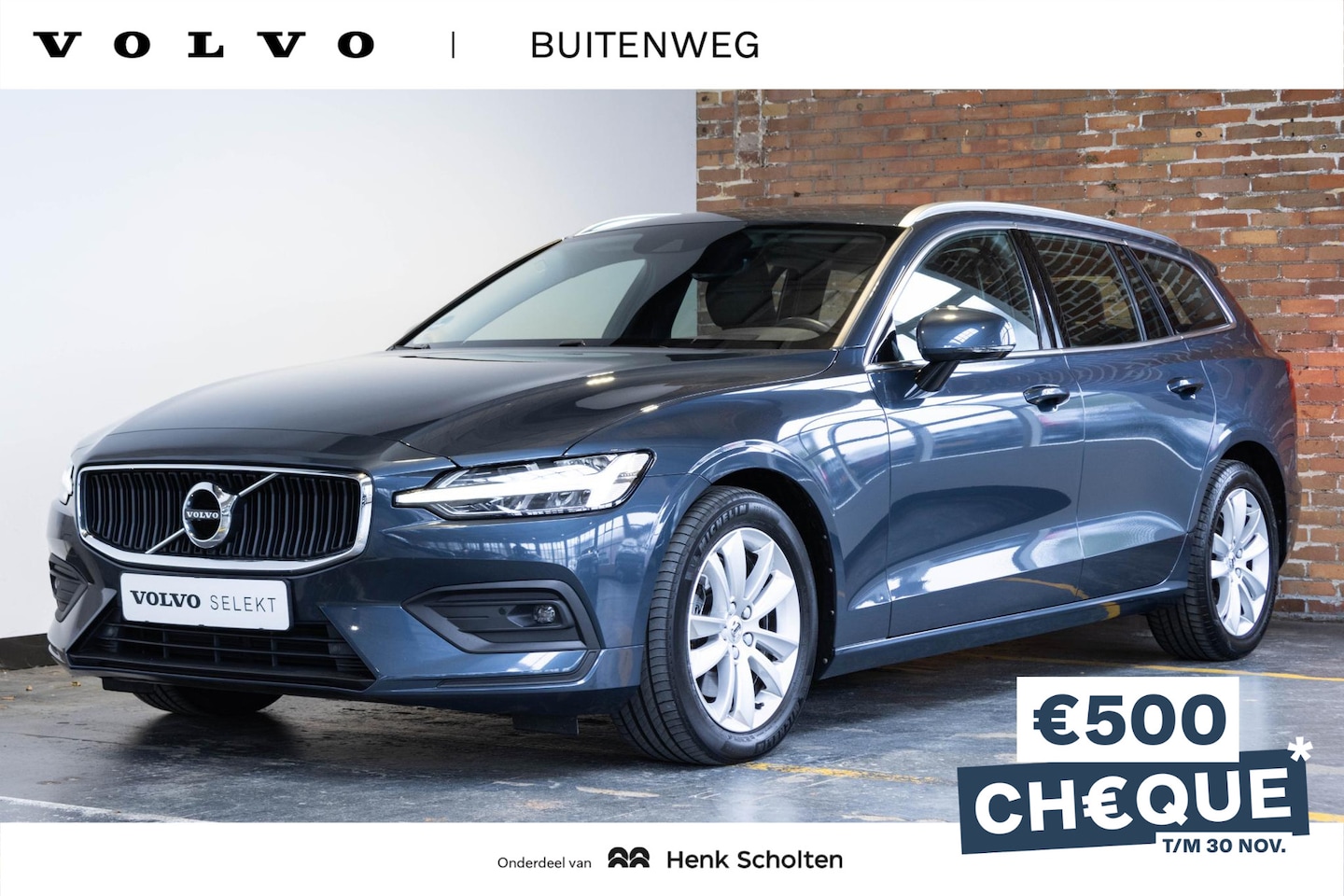 Volvo V60 - B3 Automaat Business Pro | Interieur voorverwarming | Stoel- en stuurverwarming | Verwarmd - AutoWereld.nl