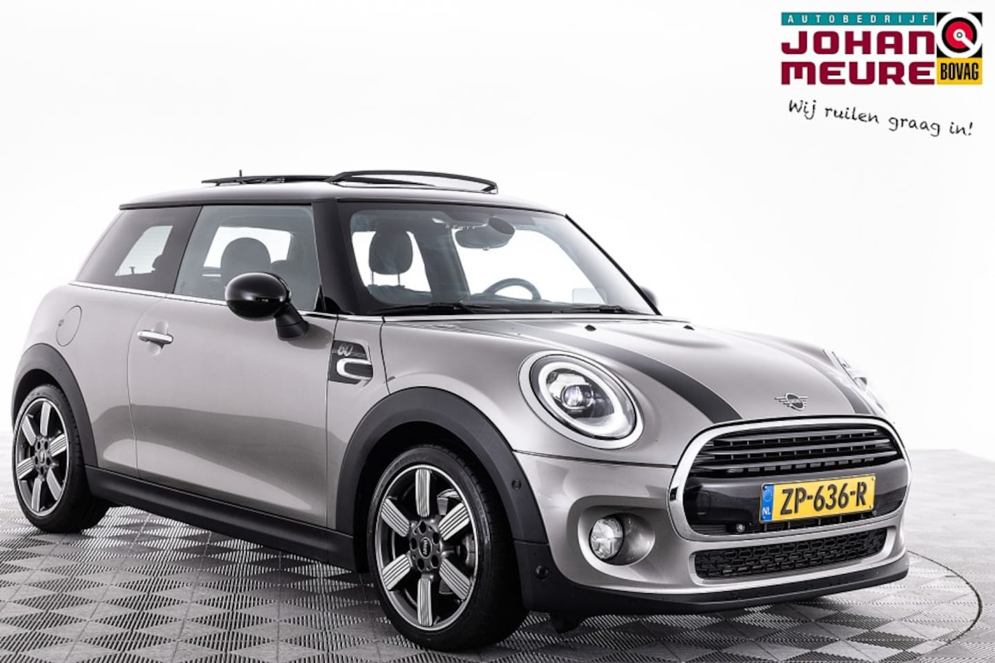 MINI Cooper - Mini 1.5 60 Years Edition | PANORAMADAK | LEDER | harman/kardon | Head Up | Automaat . - AutoWereld.nl