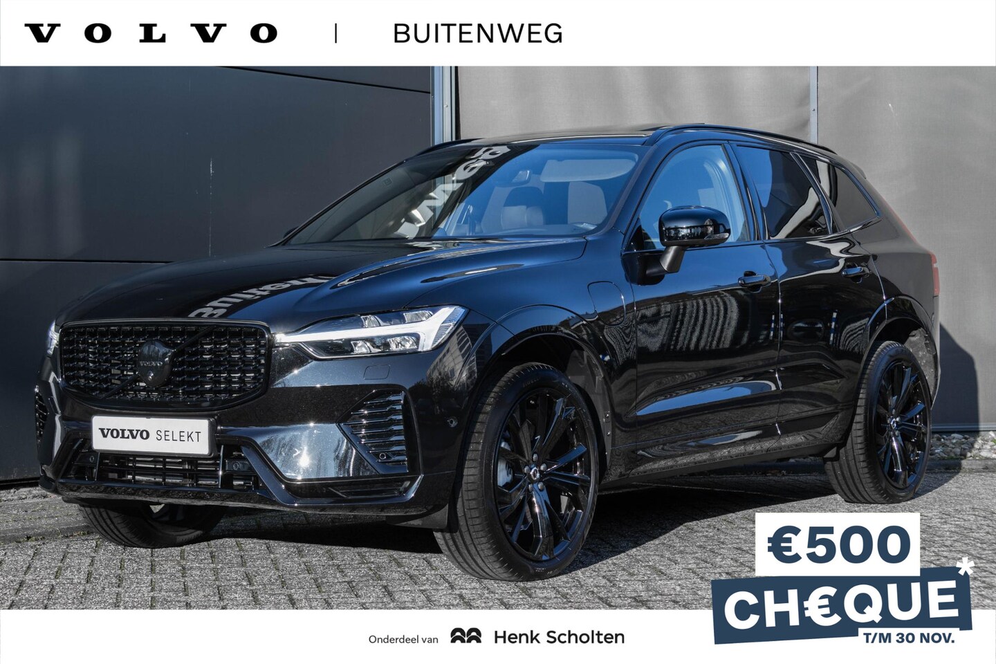 Volvo XC60 - T8 Automaat Recharge AWD Ultra Black Edition | Long Range | Luchtvering | Premium Audio by - AutoWereld.nl