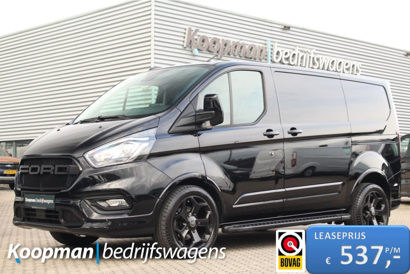 Ford Transit Custom - 320 2.0TDCI 185pk L1H1 Sport | Automaat | Trekhaak | L+R Zijdeur | Camera | Lease 537,- p/ - AutoWereld.nl