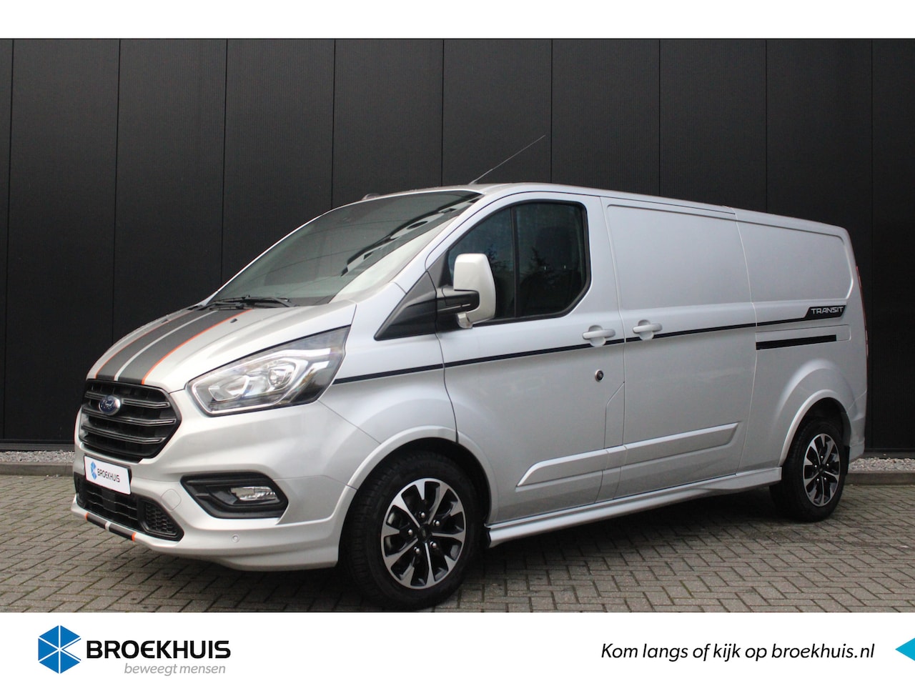 Ford Transit Custom - 320 2.0 TDCI L2H1 Sport 170pk Automaat | Schuifdeur links+rechts | Adaptieve Cruise | Xeno - AutoWereld.nl