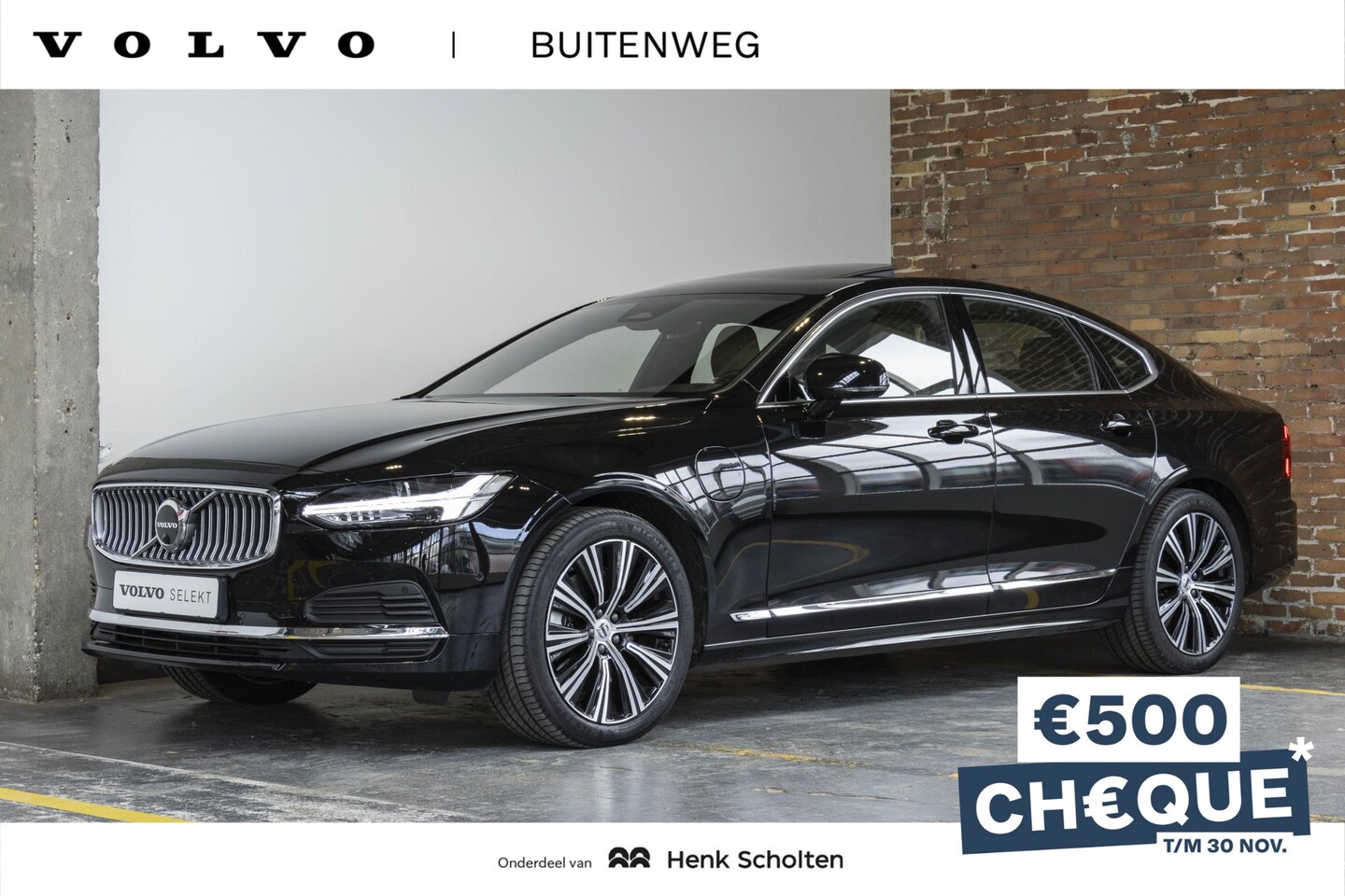 Volvo S90 - T8 Automaat AWD Ultimate Bright | Interieur voorverwarming | 360º Camera | Adaptive Cruise - AutoWereld.nl