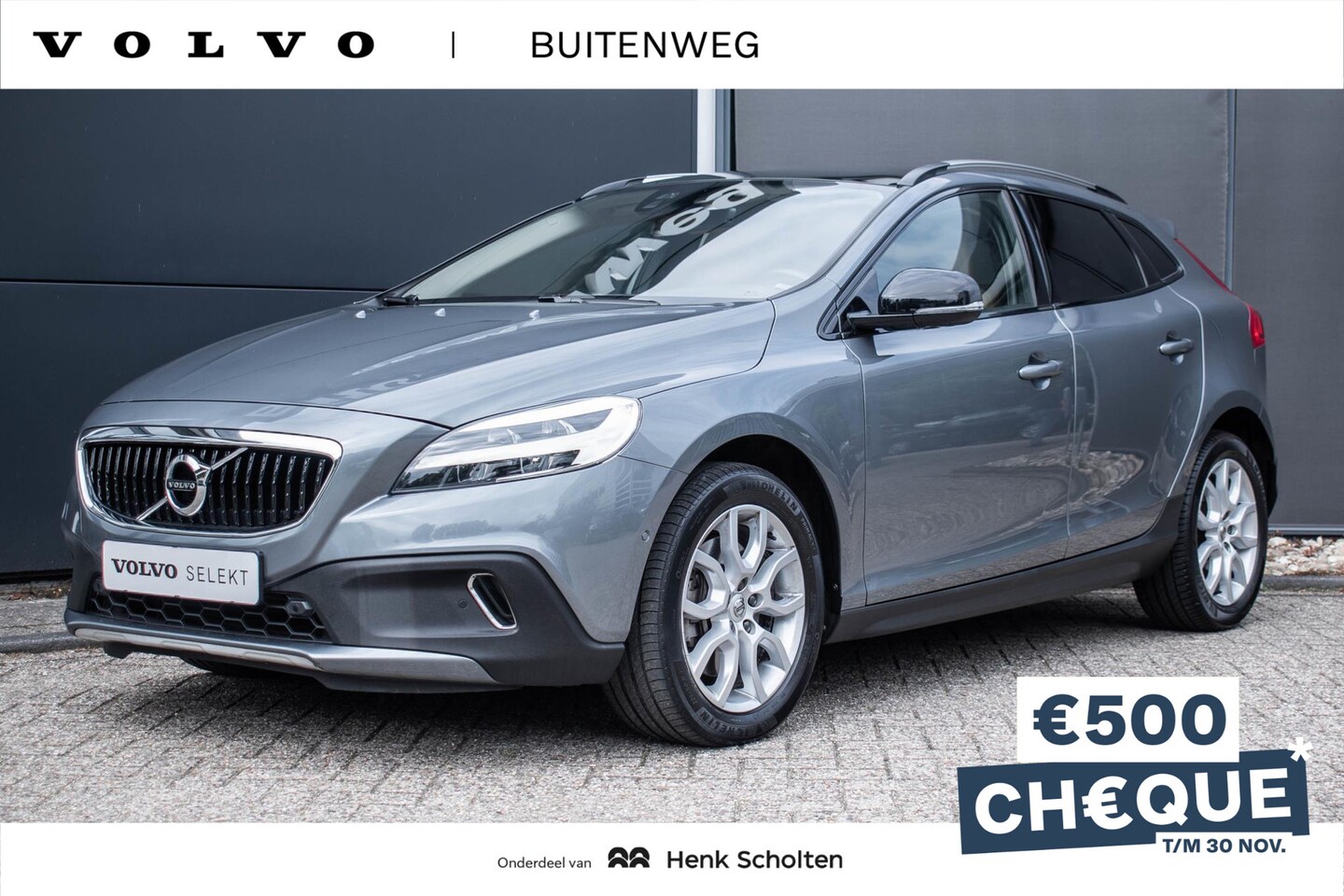 Volvo V40 Cross Country - T3 Automaat Polar+ Luxury | Panoramadak | Premium audio | DAB | Alarmklasse 3 | Keyless En - AutoWereld.nl