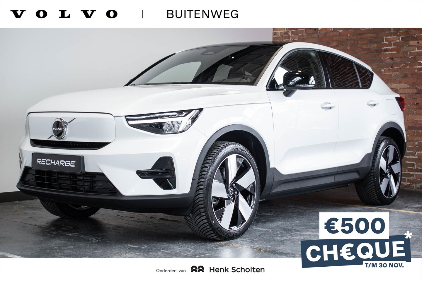 Volvo C40 - Recharge Twin Plus 78 kWh | Warmtepomp | Panoramadak | 20'' Lichtmetalen velgen | Parkeerc - AutoWereld.nl