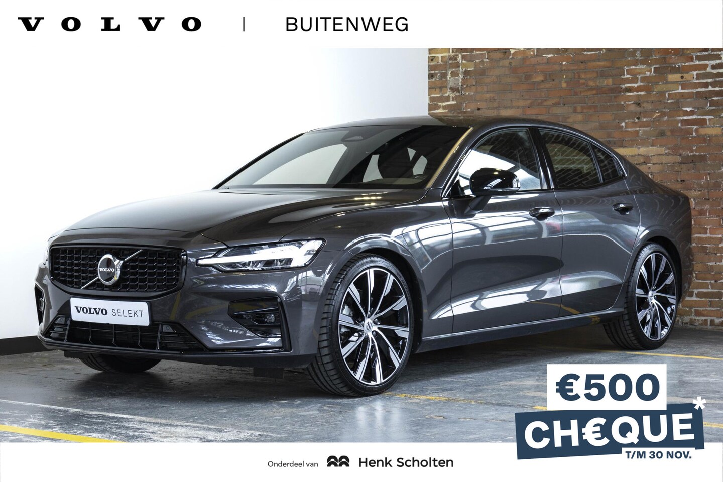 Volvo S60 - B4 Automaat Ultimate Dark Mild Hybrid | Panoramadak | Head-up display | Harman Kardon audi - AutoWereld.nl