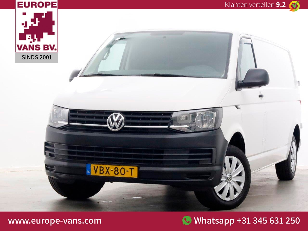 Volkswagen Transporter - T6 2.0 TDI 150pk E6 Lang DSG-Automaat Airco/Navi 10-2019 - AutoWereld.nl