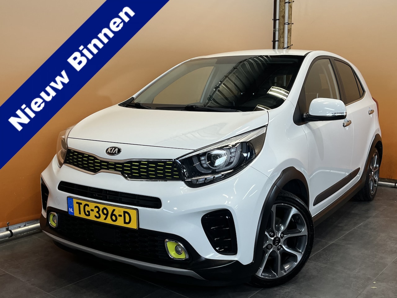 Kia Picanto - 1.0 T-GDI X-Line navigatie lmv - AutoWereld.nl