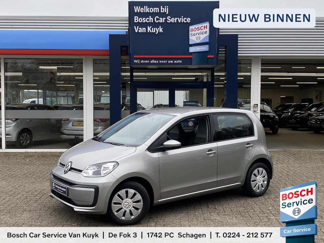 Volkswagen Up! - 1.0 BMT move up! / 5 Deurs / NL-Auto / 1-Ste Eigenaar / Dealer-Onderhouden / LED / DAB / R - AutoWereld.nl