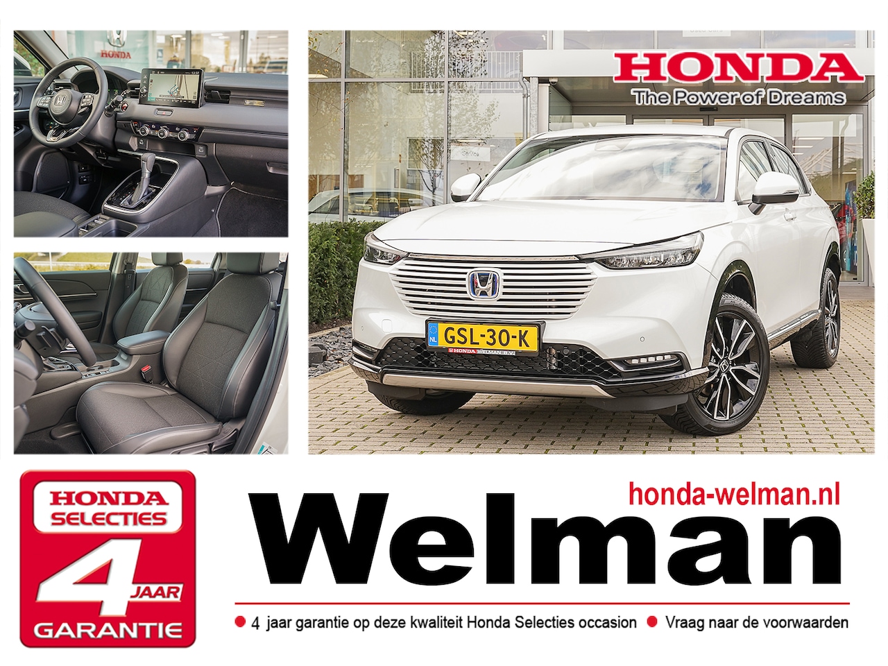 Honda HR-V - 1.5i e:HEV ADVANCE - HYBRID - AUTOMAAT - ALL WEATHERS - AutoWereld.nl