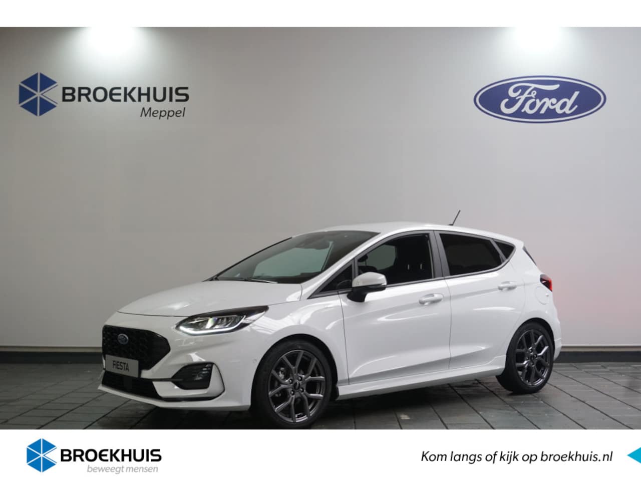 Ford Fiesta - 1.0 EcoBoost Hybrid ST-Line X | 125pk! | Winter Pakket | B&O | Draadloze Telefoonlader | C - AutoWereld.nl